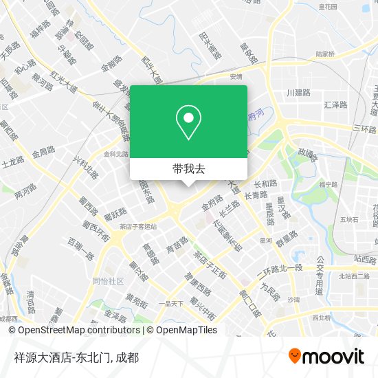 祥源大酒店-东北门地图