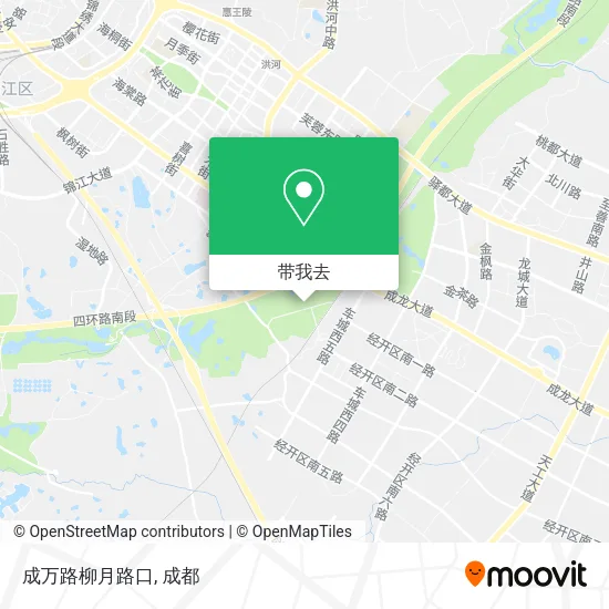 成万路柳月路口地图
