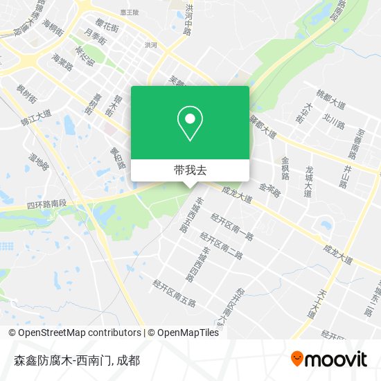 森鑫防腐木-西南门地图