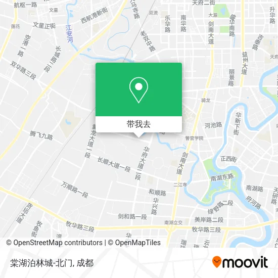 棠湖泊林城-北门地图