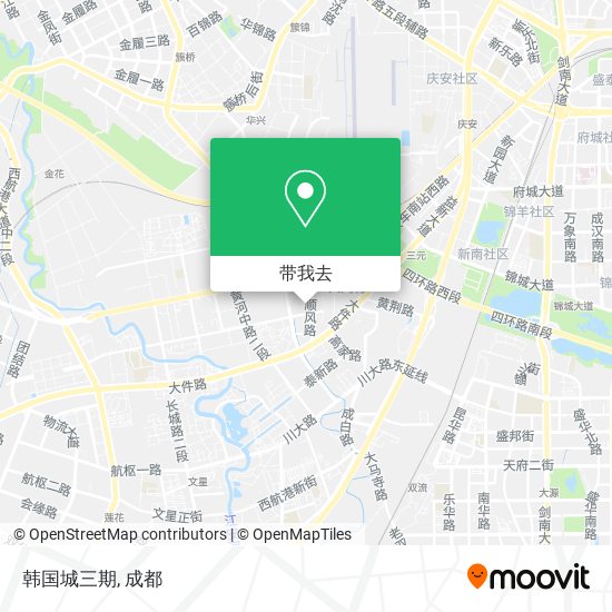 韩国城三期地图
