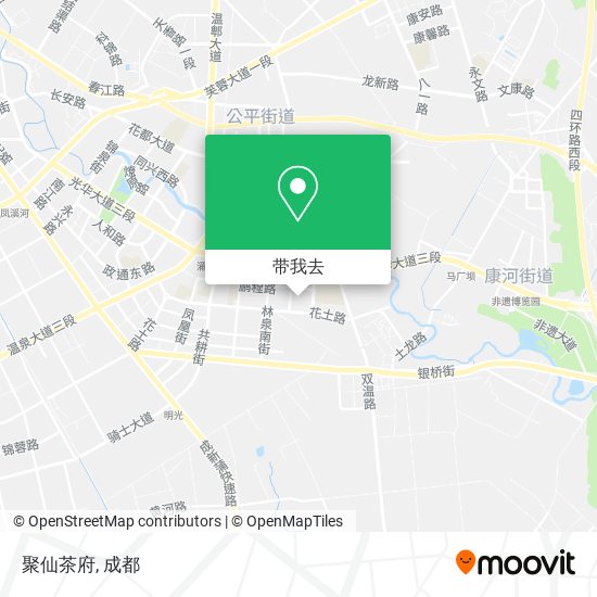 聚仙茶府地图