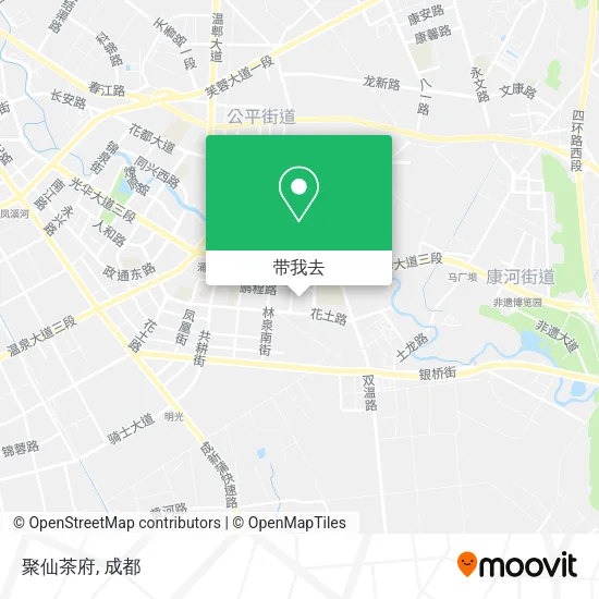 聚仙茶府地图