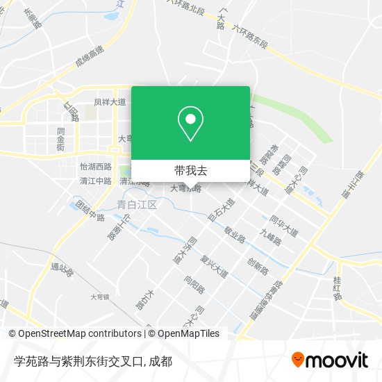 学苑路与紫荆东街交叉口地图