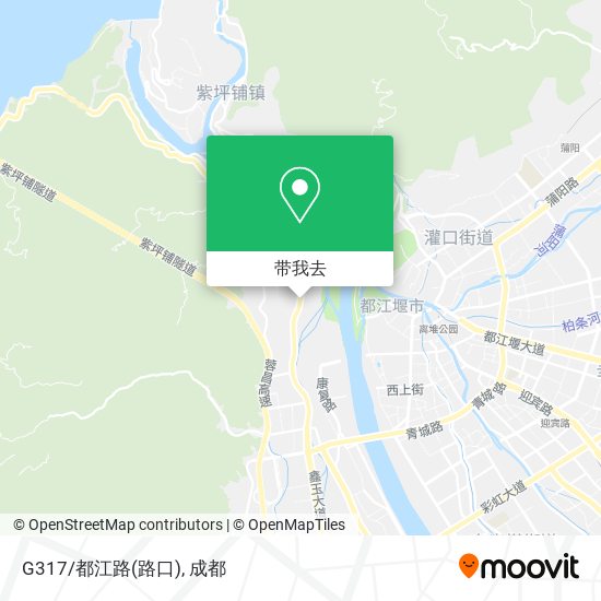 G317/都江路(路口)地图