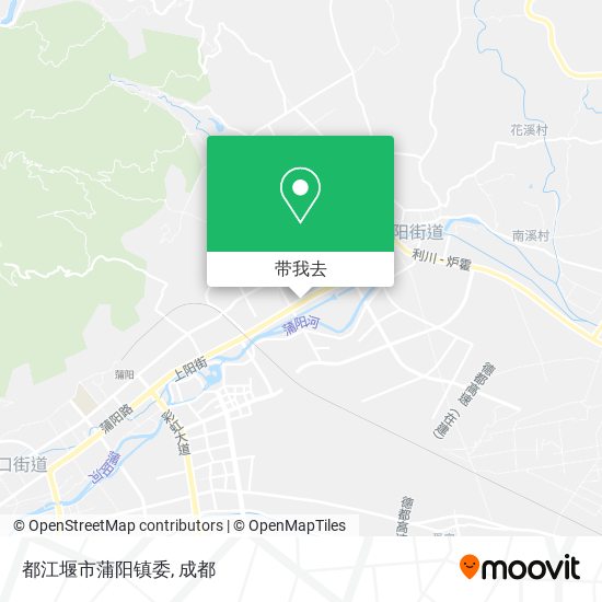 都江堰市蒲阳镇委地图