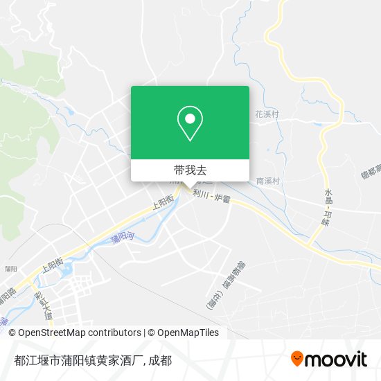都江堰市蒲阳镇黄家酒厂地图