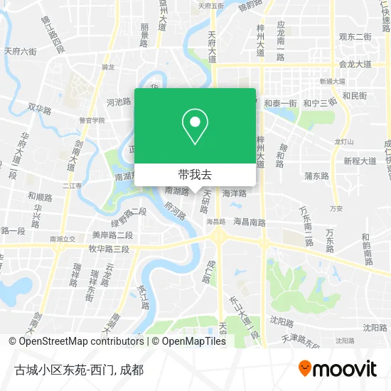 古城小区东苑-西门地图