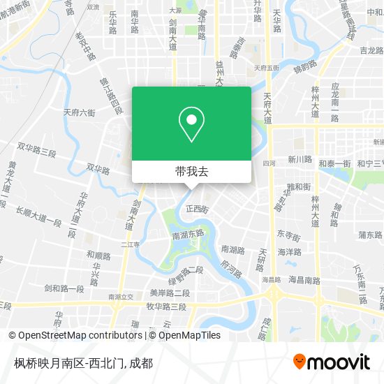 枫桥映月南区-西北门地图