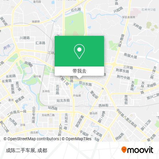 成陈二手车展地图