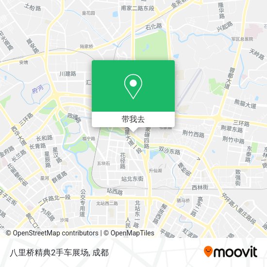 八里桥精典2手车展场地图