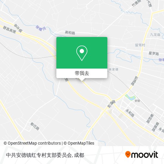 中共安德镇红专村支部委员会地图