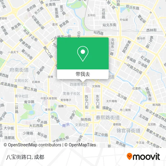 八宝街路口地图