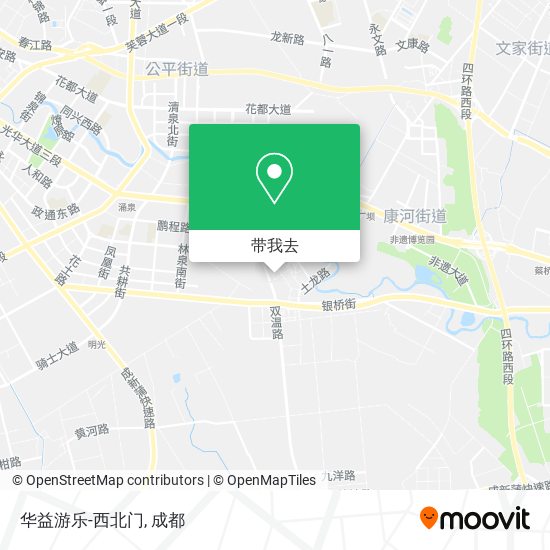 华益游乐-西北门地图