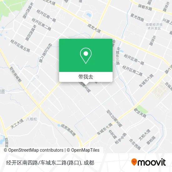 经开区南四路/车城东二路(路口)地图