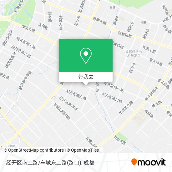 经开区南二路/车城东二路(路口)地图