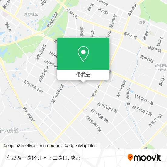 车城西一路经开区南二路口地图