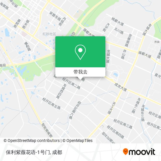 保利紫薇花语-1号门地图