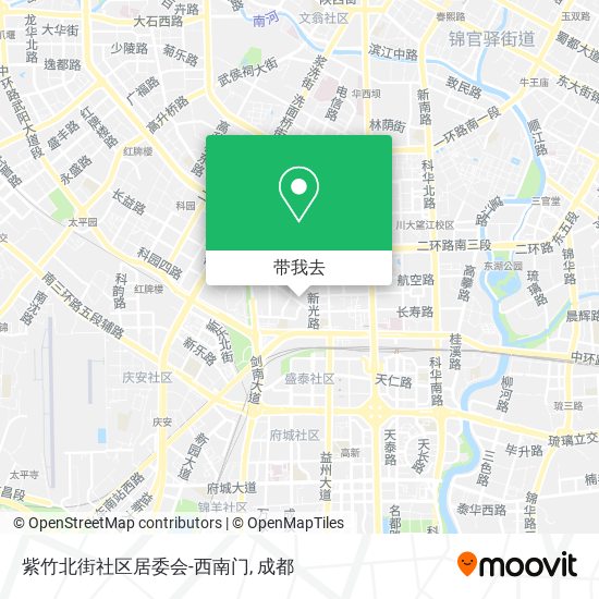 紫竹北街社区居委会-西南门地图