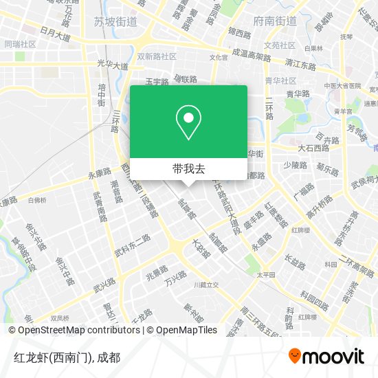 红龙虾(西南门)地图