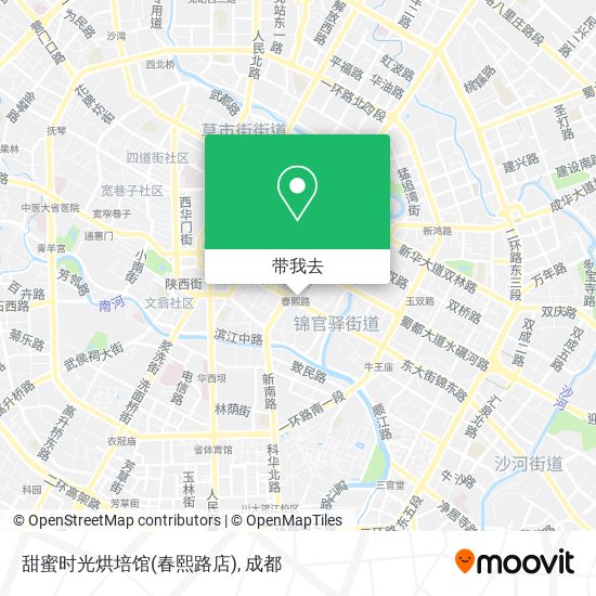 甜蜜时光烘培馆(春熙路店)地图