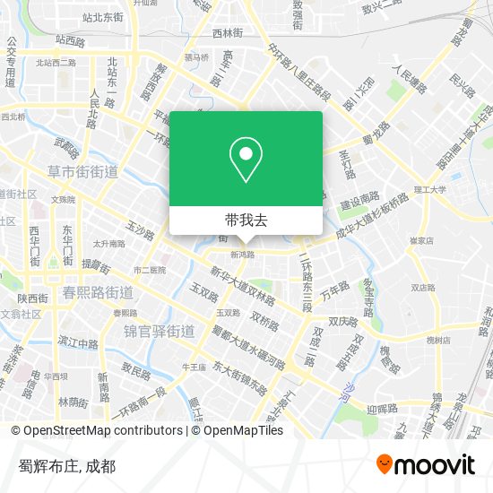 蜀辉布庄地图