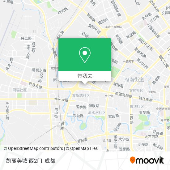 凯丽美域-西2门地图