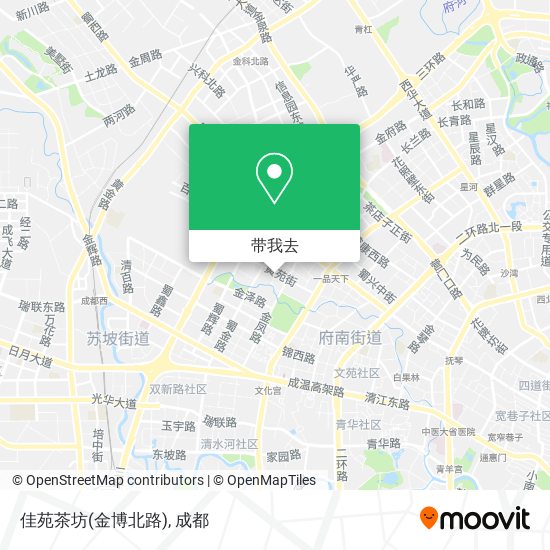 佳苑茶坊(金博北路)地图