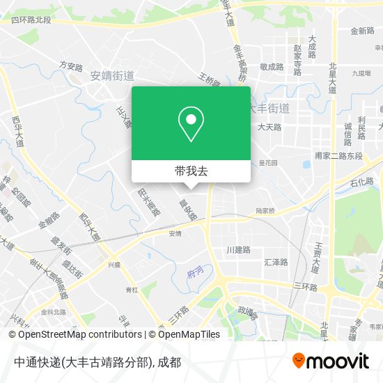 中通快递(大丰古靖路分部)地图