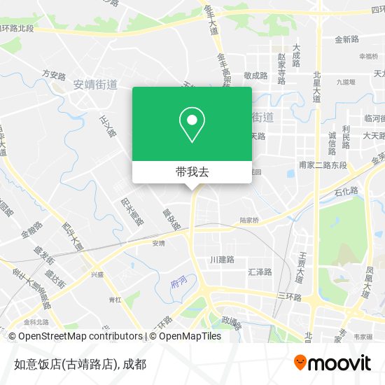 如意饭店(古靖路店)地图