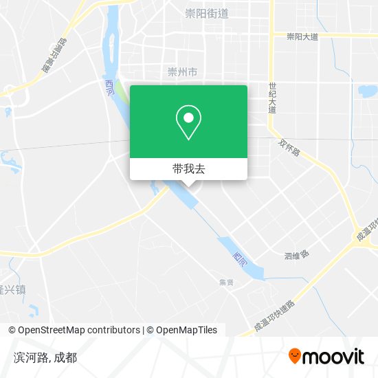 滨河路地图