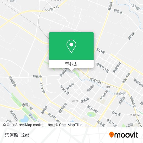 滨河路地图