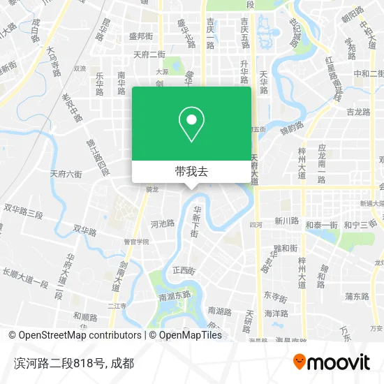 滨河路二段818号地图