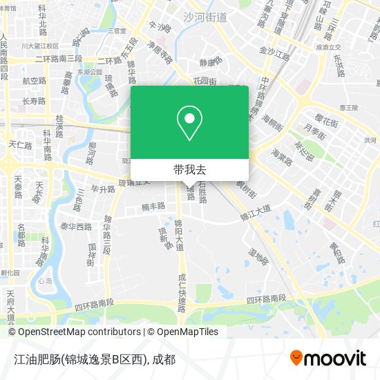 江油肥肠(锦城逸景B区西)地图