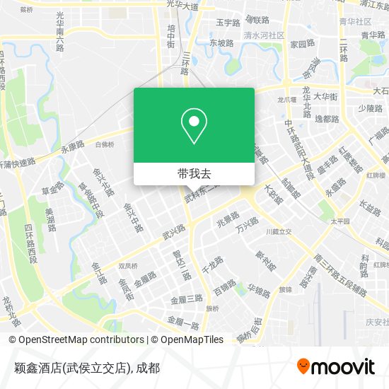 颖鑫酒店(武侯立交店)地图
