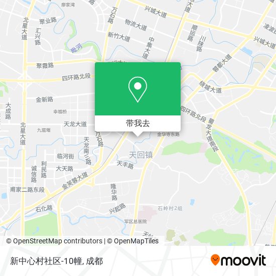 新中心村社区-10幢地图