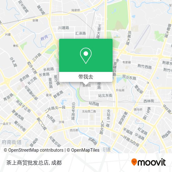 茶上商贸批发总店地图