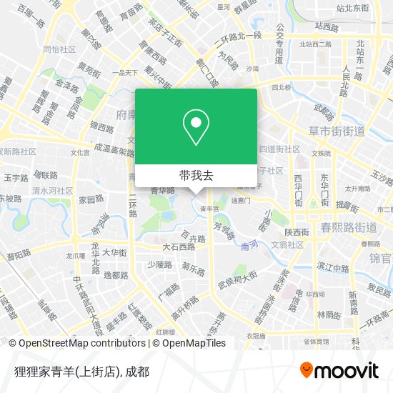 狸狸家青羊(上街店)地图