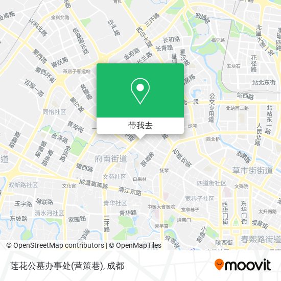莲花公墓办事处(营策巷)地图