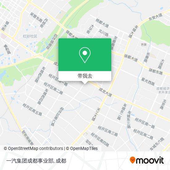 一汽集团成都事业部地图