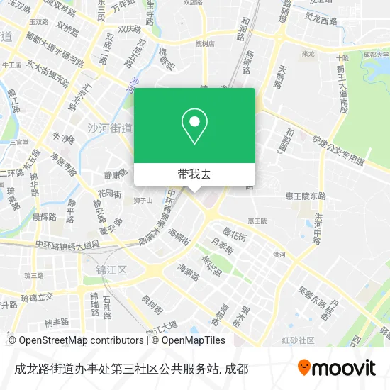 成龙路街道办事处第三社区公共服务站地图