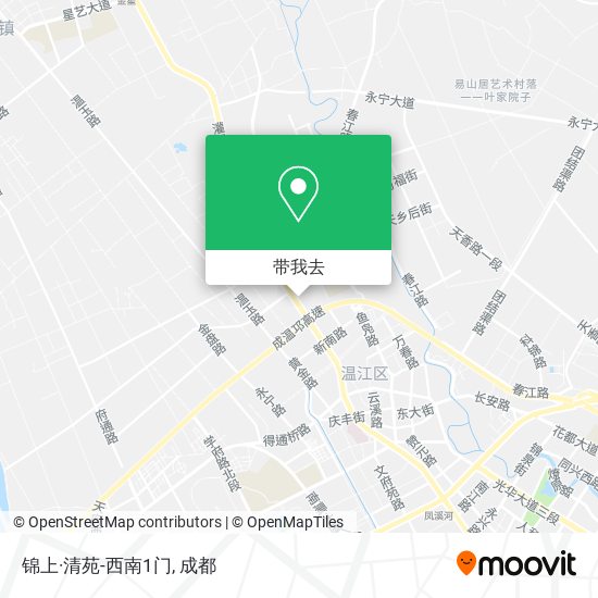 锦上·清苑-西南1门地图