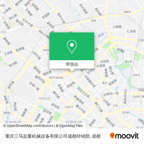 重庆三马起重机械设备有限公司成都经销部地图
