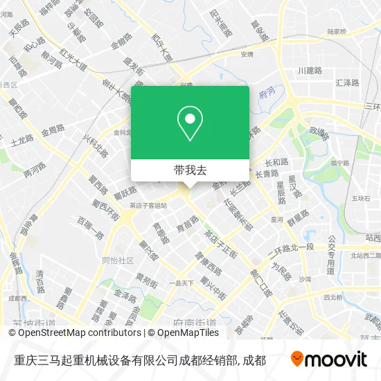重庆三马起重机械设备有限公司成都经销部地图