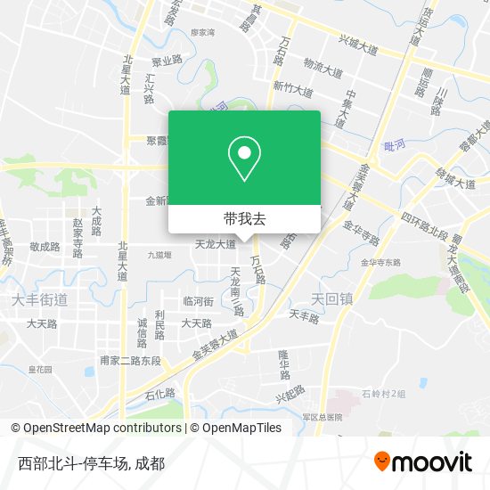 西部北斗-停车场地图