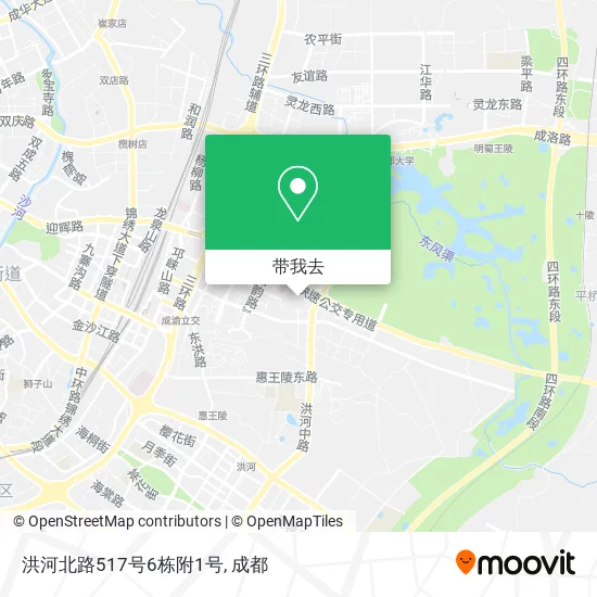 洪河北路517号6栋附1号地图