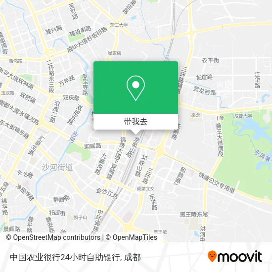 中国农业很行24小时自助银行地图