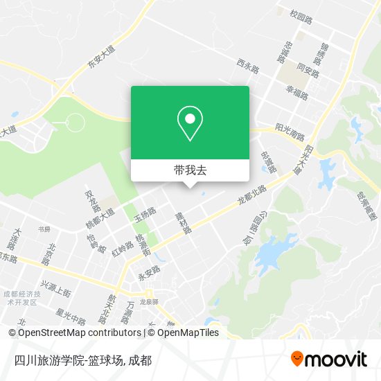 四川旅游学院-篮球场地图