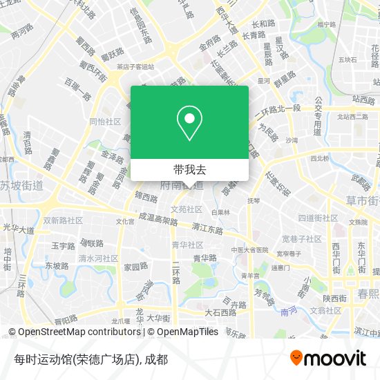 每时运动馆(荣德广场店)地图