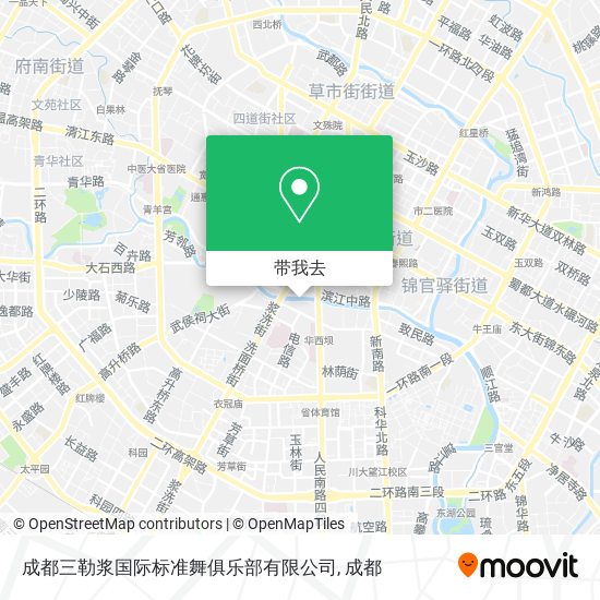 成都三勒浆国际标准舞俱乐部有限公司地图